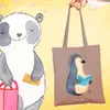 Mr. & Mrs. Panda Schultasche Pinguin Buch - Braun Pastell - Produktbild-Vorschau 2