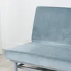 Elastischer Velours-Bezug für Schlafsofa / Couch 190–210 cm Produktbild-Vorschau 4