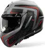 Casco modular Airoh Mathisse II Magnet, color /gris/rojo, Vista previa de la imagen del producto 2