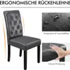 Yaheetech 2er Set Esszimmerstuhl, Küchenstuhl Polsterstuhl Produktbild-Vorschau 6