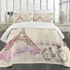 ABAKUHAUS Kuss Tagesdecke Set, Frankreich Romantisch Produktbild-Vorschau 2