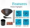 Intirilife Ramen Schüssel Set für 2 Personen aus Keramik in Produktbild-Vorschau 3