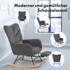 FLEXISPOT Schaukelstuhl Schaukelsessel hohe Rückenlehne & Produktbild-Vorschau 5