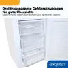 Exquisit Gefrierschrank GS81-040B weiß | 87 l Nutzinhalt | Produktbild-Vorschau 6
