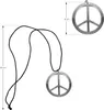 Oblique Unique Hippie Peace Kette 60er 70er Jahre Flower Produktbild-Vorschau 2