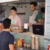 Relaxdays uzamykatelná pokladnička, deska na počítání mincí Náhled obrázku produktu 5