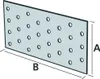 Plaque Perforée 80x200mm Fixation Structurelle Bois Voir les images du produit 11