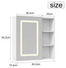 Zrkadlová skrinka Moonbite LED 60 cm s protizahmlievacou Náhľad obrázku produktu 2