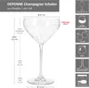 6x Doyenne Champagner-Schalen 150ml Sekt-Schale klar Produktbild-Vorschau 6