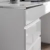 Schreibtisch AURORA DOUBLE SILVER mit Schubladen Produktbild-Vorschau 6