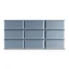 A padded headboard with a grid pattern. Anteprima dell’immagine prodotto