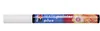 A white textile marker pen with blue and red branding. Produktbild-Vorschau