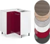 Eckunterschrank Vicco R-Line Rot Hochglanz 75.6 cm ohne Produktbild-Vorschau 5