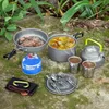 Kempingové nádobí pro venkovní kuchyňské vybavení s příbory Náhled obrázku produktu 2