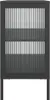 vidaXL Sideboard Schwarz 70x35x70 cm Glas und Stahl Produktbild-Vorschau 6