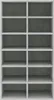 vidaXL Stojan na topánky betónový sivý 54x34x100,5 cm Náhľad obrázku produktu 4
