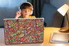 MuchoWow® Laptop Aufkleber Sticker Cover Design - 70er Produktbild-Vorschau 3