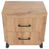 Table de chevet HWC-P42, commode de chevet, 2 tiroirs, MDF, Voir les images du produit 13