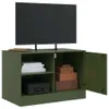 vidaXL TV-Schrank Olivgrün 67x39x44 cm Stahl Produktbild-Vorschau 5