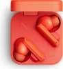 An open orange charging case with two orange earbuds inside. Náhled obrázku produktu