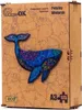 Puzzle écologique en bois 125 Baleine puissante A3 Voir les images du produit 3