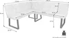 4tlg. Eckbankgruppe Schenkelmaß 190x150 cm Produktbild-Vorschau 11