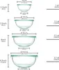 Luvan Glasschüssel Set 4 Stück 0.95L-3.5L, Salatschüsseln Produktbild-Vorschau 2