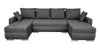 A U-shaped sectional sofa with multiple cushions, shown from the front against a white background. Náhled obrázku produktu