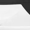 LuxeBath Waschbecken Aufsatzwaschbecken Eckig, 60,5x46x16,5 Produktbild-Vorschau 6