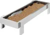 vidaXL Comedero para gallinas, color plateado, 80 x 28 x Vista previa de la imagen del producto 3