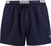 PUMA Badeshorts Logo Short Length Swim Shorts Produktbild-Vorschau 1