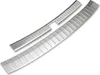 Two stainless steel car trim pieces with a brushed finish and grooved texture, presented on a white background. Produktbild-Vorschau
