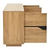 STILVORA Hochglanz-Sideboard mit 3 Türen,Wohnzimmerschrank Produktbild-Vorschau 6
