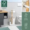 eluno set da toilette in piedi 4in1, scopino, portarotolo, Anteprima dell’immagine prodotto 4