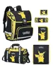 Žlutá školní aktovka s motivem Pikachu - 6dílná sada se Náhled obrázku produktu 1