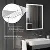 HOMCOM Zrcadlo do koupelny s osvětlením 90 x 70 cm, LED Náhled obrázku produktu 7