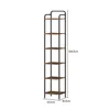 Schmales Regal 6 Ebenen, 30 x 33 x 166 cm, Produktbild-Vorschau 6