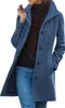 ASKSA Dámský teplý dlouhý podzimní kabát Loose Trench Coat Náhled obrázku produktu 1