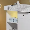 Biała komoda do przewijania z 3 szufladami, bocznymi Podgląd zdjęcia produktu 16