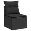 Eleganten-Stil 9-tlg. Garten-Lounge-Set mit Kissen Produktbild-Vorschau 4