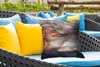 MuchoWow® Outdoor Kissen - Sturm - Gold - Abstrakt - 50x50 Produktbild-Vorschau 4