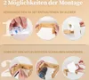HENNEZ 15919, Uchwyt ścienny na ręcznik papierowy, Brązowy, Podgląd zdjęcia produktu 6
