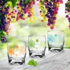 PLATINUX Trinkgläser mit Blumen Dekor Set 6 Teilig 250ml Produktbild-Vorschau 3