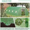 Outsunny Foliengewächshaus begehbares Polytunnel 6 x 3 m Produktbild-Vorschau 4