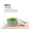 Salatschleuder Grün (4L Ø25cm) BPA-frei, 3in1 Salattrockner Produktbild-Vorschau 5