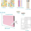 Intirilife Fotoalbum zum selbst gestalten in Rosa - 30.5 x Produktbild-Vorschau 2