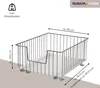 bremermann wysuwany kosz do szafki 40 cm z półką, szuflada Podgląd zdjęcia produktu 7