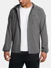 Under Armour UA Vibe Woven Jacket Herren Kapuzenjacke Grau Produktbild-Vorschau 1
