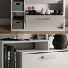 Botník Vicco Orlando Bílá 80 x 128.3 cm se 3 přihrádkami, Náhled obrázku produktu 5