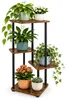 Relaxdays plantenstandaard, met 4 vlakke plateaus, hoogte x Productafbeelding-voorbeeld 1